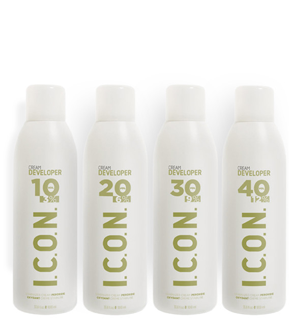 ICON ECOTECH Cream Developer. Color duradero sin resecar