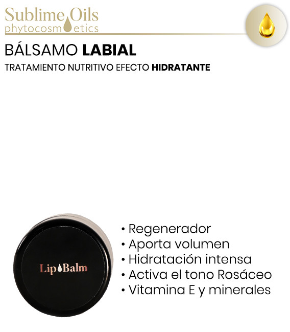 Sublime Oils. Bálsamo Labial. Lip Balm VOLUMEN LABIAL