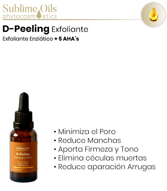 Sublime Oils. D-Peeling Exfoliante Enzimático