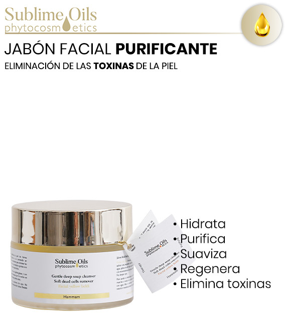 Sublime Oil Jabón. Limpieza Facial Profunda. 100% Ecológico.