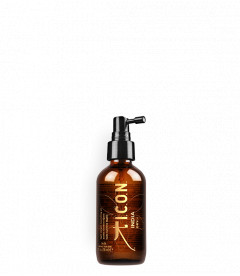 Nutrición y protección para el cabello con icon india dry oil