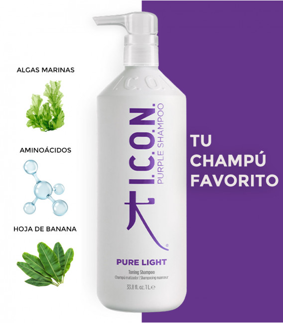 ICON PURE LIGHT Champú matizador violeta