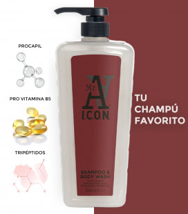 Champú ICON Mr.A formato litro para cabellos con poca densidad o caída con procapil
