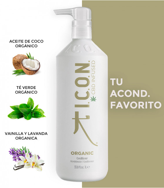 ICON ORGANIC Acondicionador 1L: evita la caída del cabello