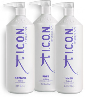 pack icon hidratacion litros para cabellos secos o deshidratados
