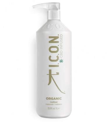 icon organic Acondicionador en formato litro para cabellos y cuero cabelludos sensibles