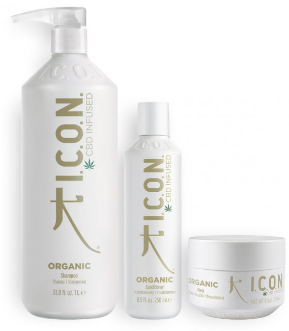pack icon organic para todos los cabellos y cueros cabelludos sensibles