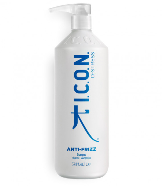 Champú ICON ANTIFRIZZ para cabellos encrespados. 1 Litro
