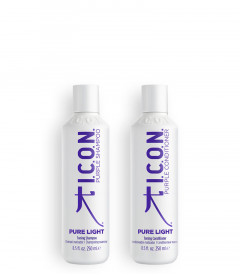 pack icon pure light matizador violeta para Cabellos Rubios, Castaños, Decolorados o con Canas