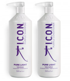 pack icon pure light matizador violeta para Cabellos Rubios, Castaños, Decolorados o con Canas