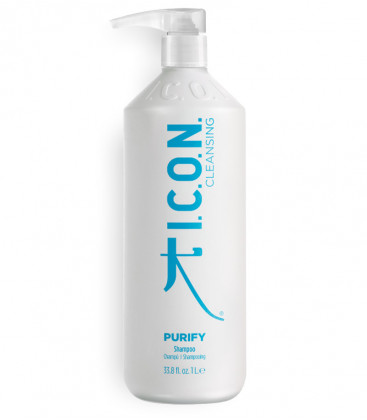 Champú icon purify para hacer una limpieza profunda en el cabello