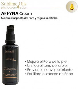 Affyna Cream para equilibrar y afinar la piel reduciendo el tamaño del poro