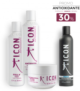 pack icon antioxidante para rejuvenecer, reparar y nutrir el cabello dañado