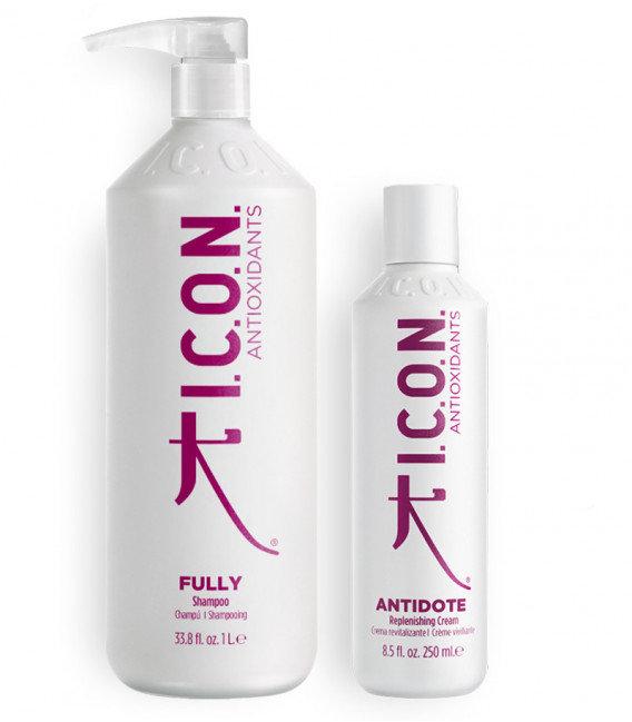 pack icon antioxidante para rejuvenecer, reparar y nutrir el cabello dañado