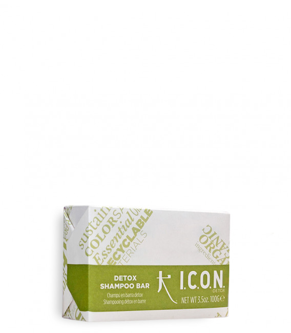 Champú ICON DETOX Sólido para cabellos grasos y con descamación