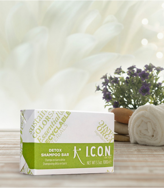 Champú ICON DETOX Sólido para cabellos grasos y con descamación