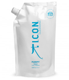 Champú ICON PURIFY para cabellos que necesitan una limpieza profunda.