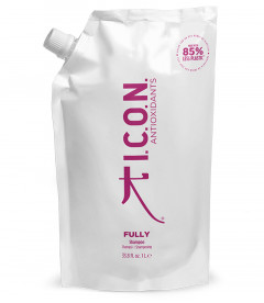 Champú icon fully rellenable para rejuvenecer y reparar el cabello dañado