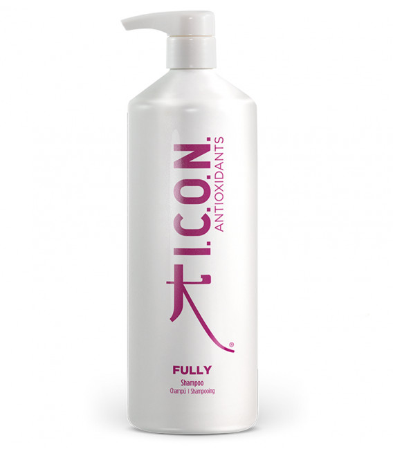 Botella de aluminio rellenable para el champú Fully de ICON
