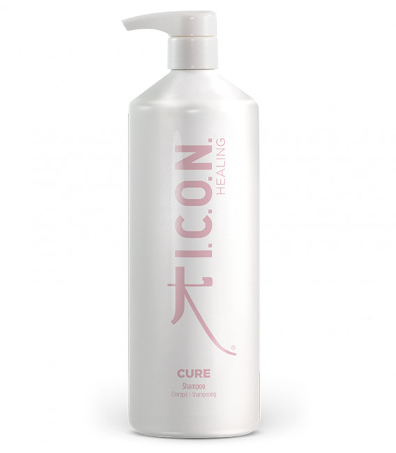 Botella de aluminio rellenable para el champú Cure de ICON