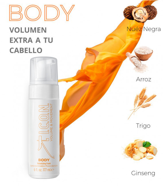 Espuma voluminizadora con ácido hialurónico