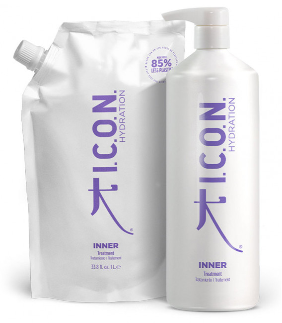 ICON Inner 1L Tratamiento Hidratante Cabellos Secos Rellenable