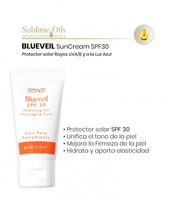 Sublime Oils Protector Solar BlueVeil SPF30