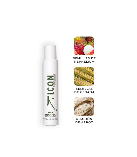 champú seco marca icon para mantener el cabello limpio más tiempo
