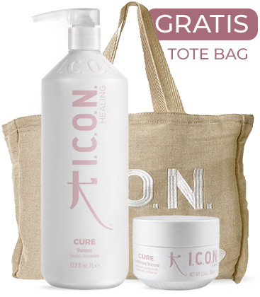 pack Cure Champú 1L, tratamiento y bolso ICON