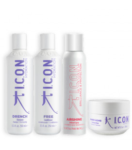 pack icon para eliminar el cabello seco, hidratarlo y nutrirlo