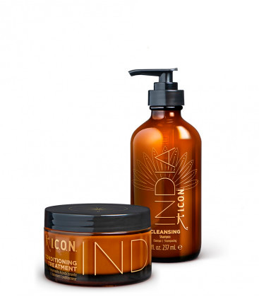 Nuevo Pack INDIA hidratante y nutritivo de ICON. Champú y tratamiento