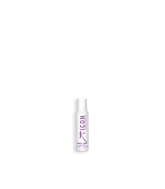Champú ICON PURELIGHT para eliminar tonos amarillentos y cobrizos. 70ml