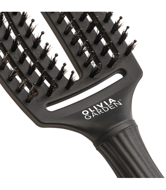 Cepillo Olivia Garden Fingerbrush Medium black