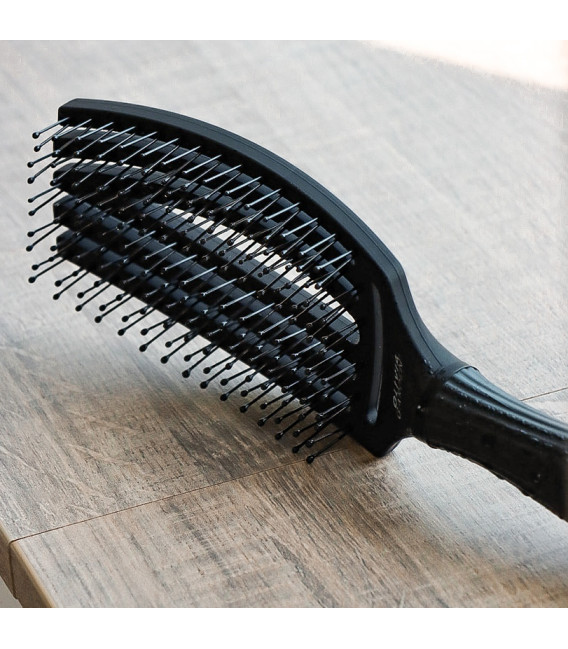 Cepillo Olivia Garden Fingerbrush Medium black