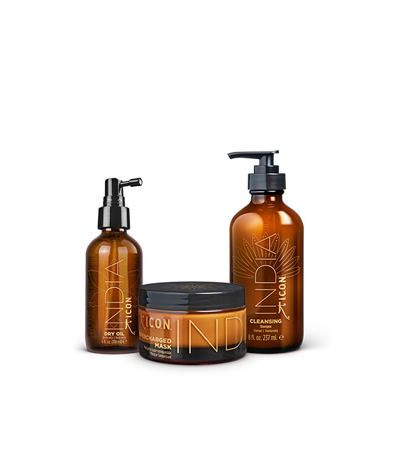 pack limpiador de INDIA + mascarilla + aceite Dry Oil