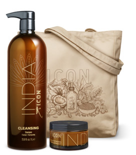 Nuevo Pack ICON India 1L Limpiador y nutritivo + Acondicionador