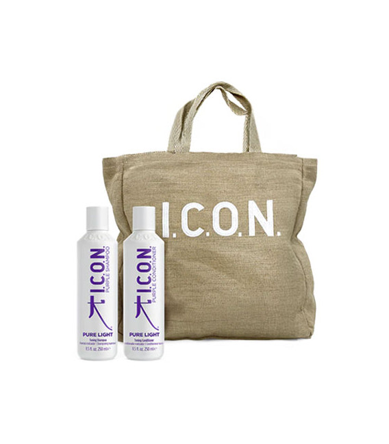 PACK ICON Champú púrpura Pure Light Matizador