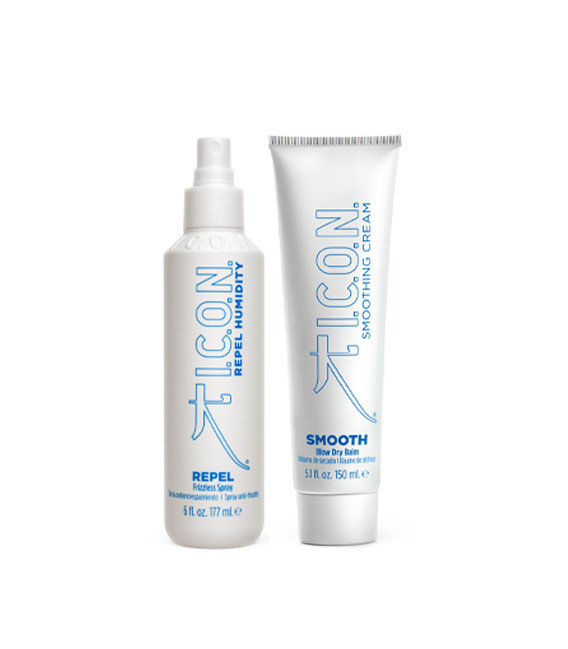 Pack Anti-Frizz de ICON Repel + Smooth | Control antihumedad