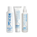 Pack ICON Anti-Frizz Champú, Smooth y Repel