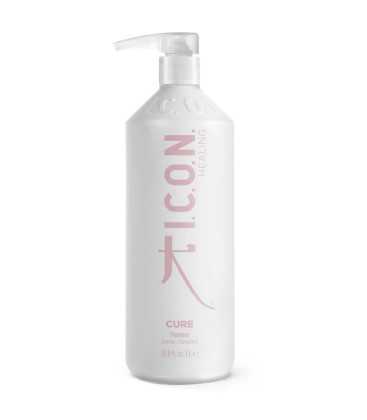 Champú ICON CURE para cabellos finos, teñidos y dañados.