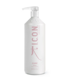 Champú ICON CURE para cabellos finos, teñidos y dañados.