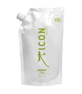 Champú ICON ENERGY Rellenable para cabellos grasos y con descamación.