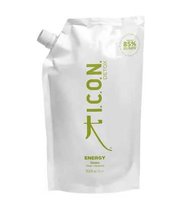 Champú ICON ENERGY Rellenable para cabellos grasos y con descamación.