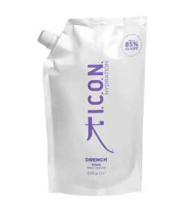 Champú ICON drench formato 1 Litro rellenable para cabellos secos y deshidratados