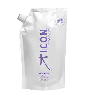 Champú ICON drench formato 1 Litro rellenable para cabellos secos y deshidratados