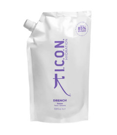 Champú ICON drench formato 1 Litro rellenable para cabellos secos y deshidratados
