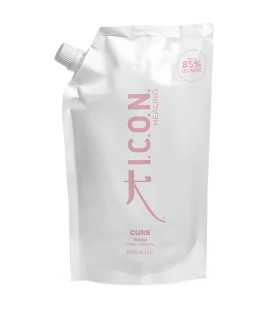 Champú ICON CURE Rellenable para cabellos finos, teñidos y dañados.