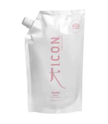 Champú ICON CURE Rellenable para cabellos finos, teñidos y dañados.
