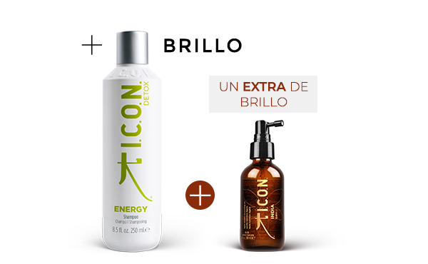Energy +India Dry Oil. la combinación perfecta de Brillo para cabellos grasos