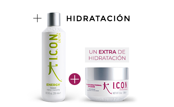 Energy + Infusión. la combinación perfecta de hidratación para cabellos grasos